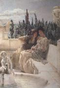 Alma-Tadema, Sir Lawrence Whispering Noon (mk23) France oil painting artist